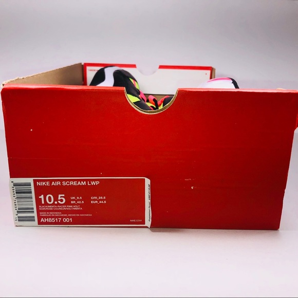 Nike Air Scream LWP Multicolored Athletic Sneakers - Picture 8 of 8